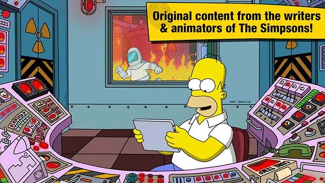 Les Simpsons tapa meilleurs jeux Android gratuits