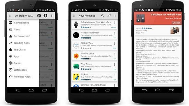 magasin pour Android porter meilleures applications Android Wear