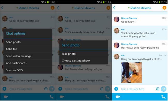 Skype applications Android