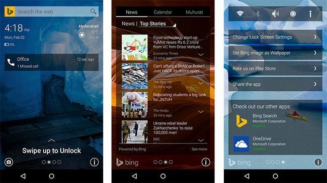 pittoresque écran de verrouillage Android apps hebdomadaire