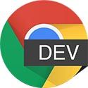 canal dev de Chrome applications Android