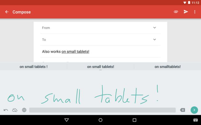 google saisie manuscrite applications Android