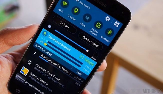 Téléchargement rappel capture d'écran Samsung Galaxy