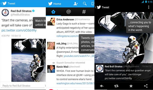 Twitter meilleures applications pour Android twitter