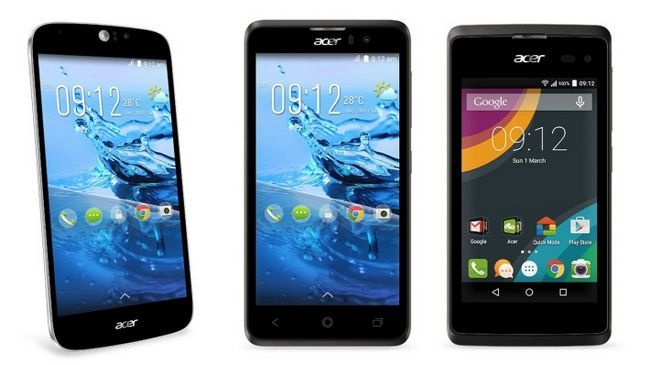 Acer Liquid Z smartphones MWC 2,015