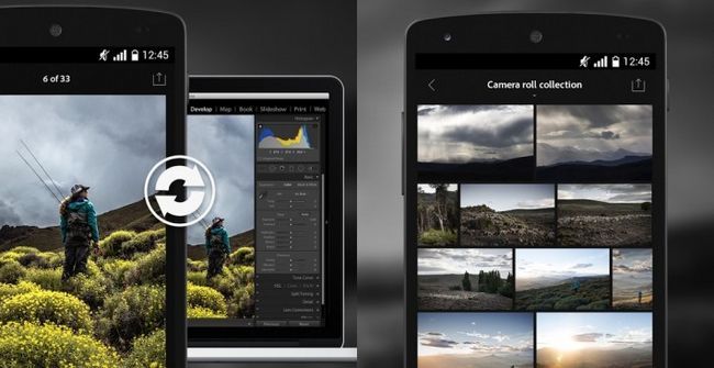 Adobe Lightroom applications mobiles Android