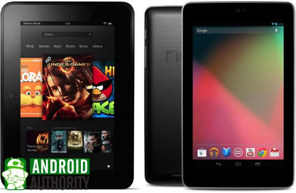 Fotografía - Amazon Kindle Fire HD (7 pouces) vs Google Nexus 7