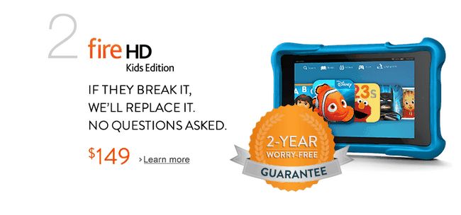 Amazon Kindle Fire HD enfants