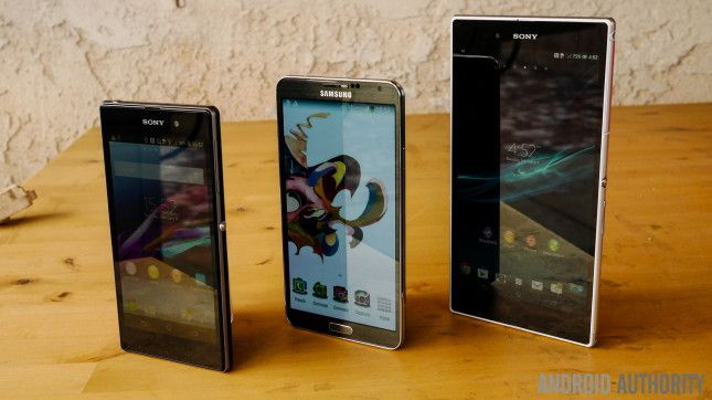 Sony Xperia z1 Samsung Galaxy Note 3 z1 smartphones ultra aa 7