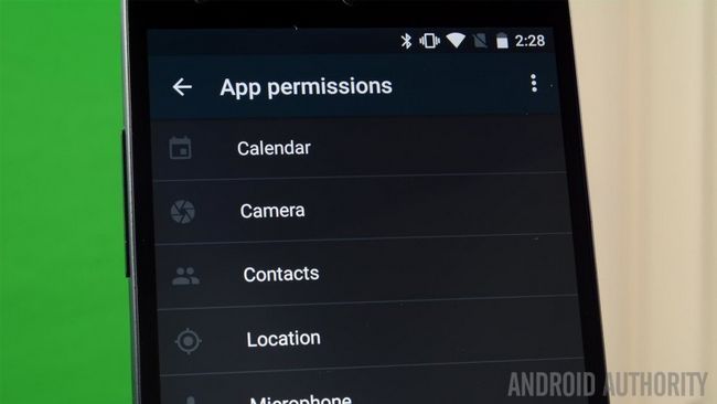 Android App M Permission filigrane