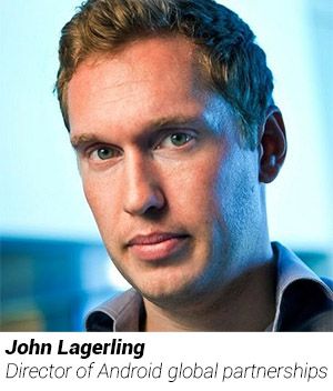 John Lagerling directeur des partenariats Google Android 2,013