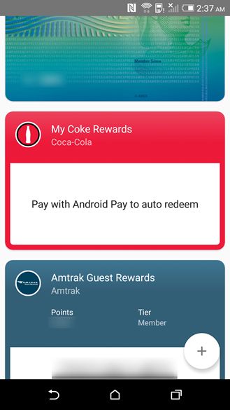 Fotografía - Pay Android v1.0 peut auto-Échangez Certains programmes de fidélisation et des offres spéciales lorsque vous tapez sur To Pay [APK Teardown]