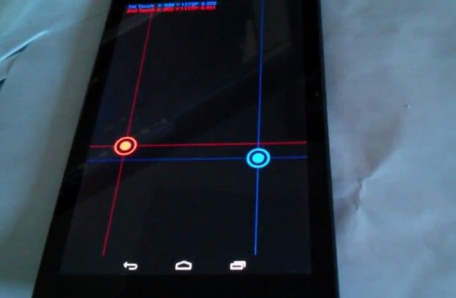 Nexus 7 2013 d'émission multi-touch