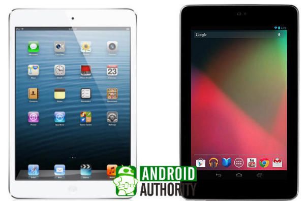 Fotografía - Apple iPad mini-vs Google Nexus 7 (budget comprimé showdown)
