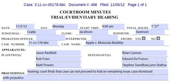 Apple Motorola procès