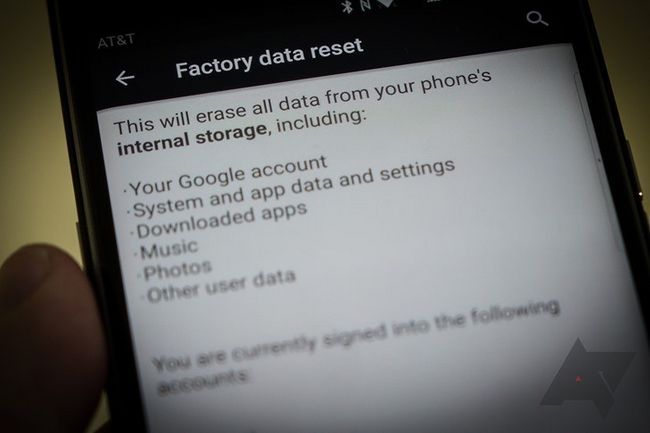 Fotografía - Comme d'Android 6.0, les constructeurs seront tenus de fournir Factory Reset sécurisé sur leurs appareils (Si cela n'a pas déjà)