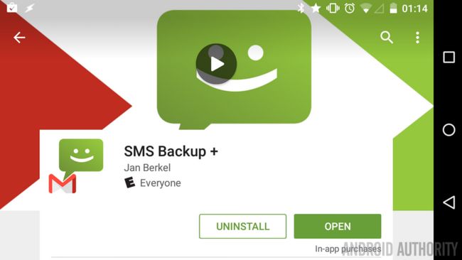 Backup SMS plus Play Store