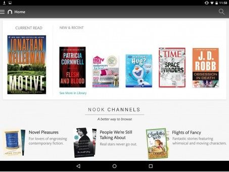 Fotografía - Barnes & Noble annonce un Nook 4.0 pour Android, Remplace Interface vieillissement avec celle trouvée sur ses comprimés dédiés