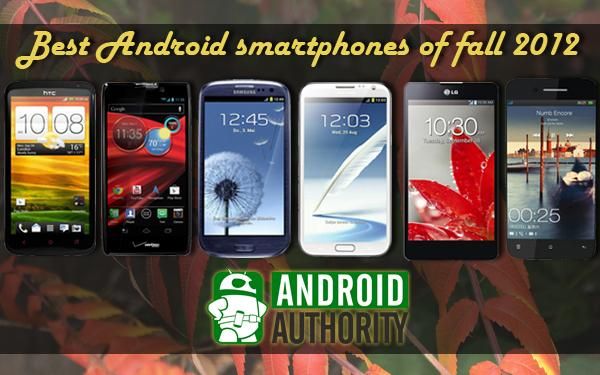 meilleurs smartphones android 2012