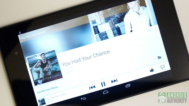 Nexus 7 2013 la musique de matériel aa