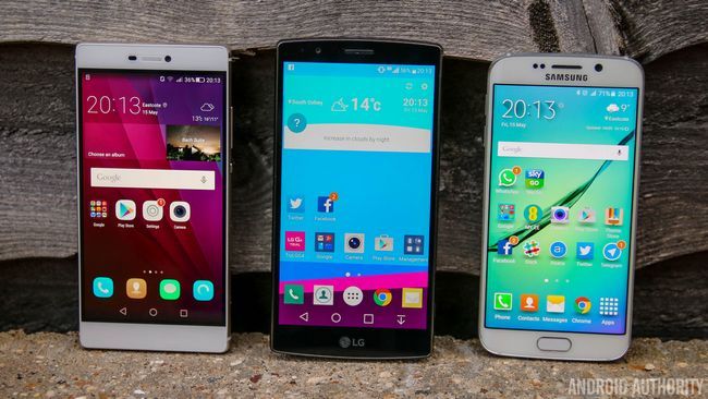 Fotografía - Meilleur pour la 4G: Galaxy S6 v Huawei P8 v LG G4