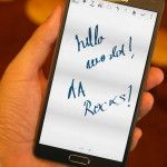 Samsung Galaxy Note 4 s stylo écriture aa b 2