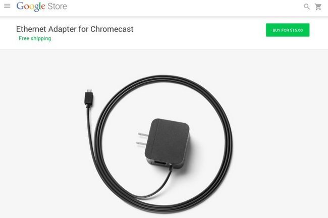 Fotografía - Chromecast Adaptateur Ethernet sera de nouveau disponible après avoir vendu rapidement au lancement
