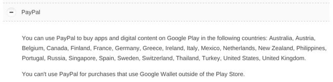 Fotografía - Les clients en Turquie peut maintenant utiliser PayPal pour acheter des applications, des jeux, et des livres sur Google Play