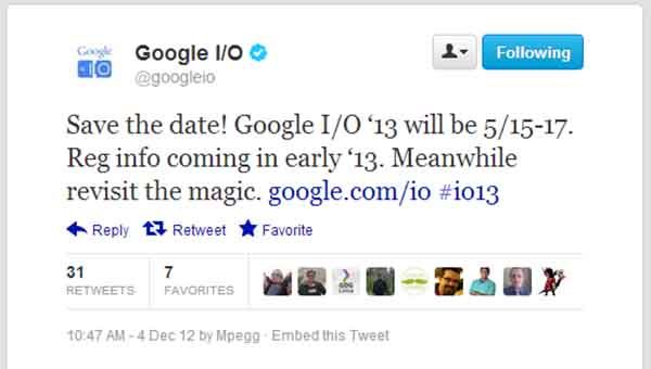Google I / O