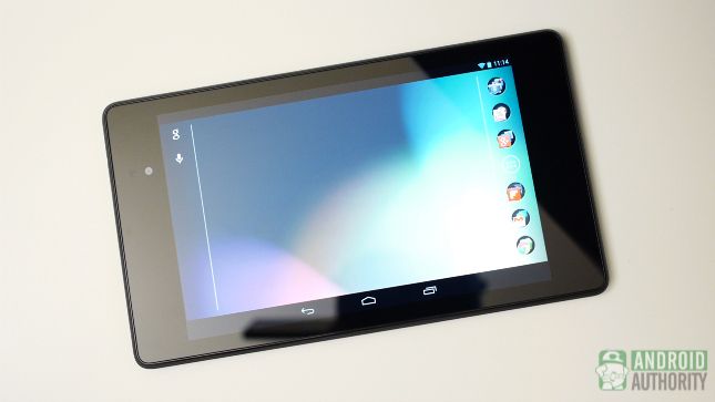 Nexus 7 2013 aa profil avant de conception