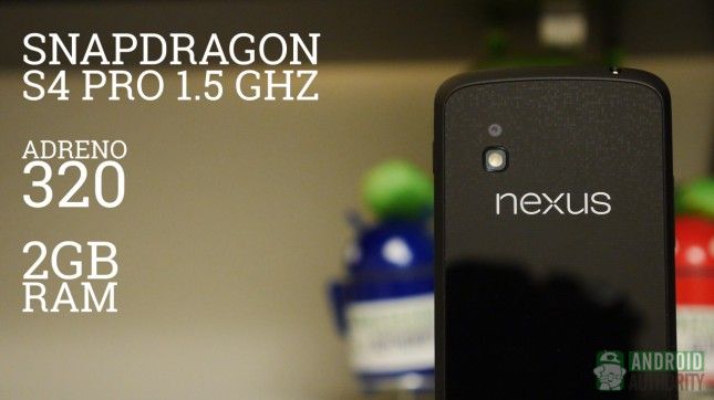 Moto X vs Nexus 4 aa spécifications n4 de la performance