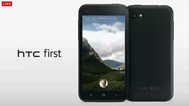 HTC Première Facebook Accueil 1