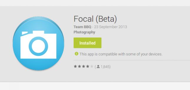 Focale (Beta) - Applications Android sur Google Play