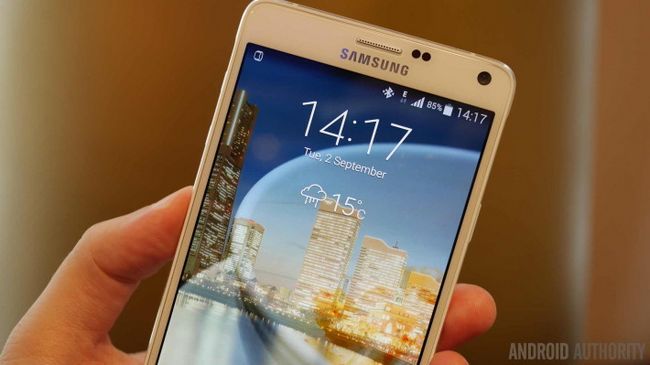 Samsung Galaxy Note 4 gel aa blanc 1