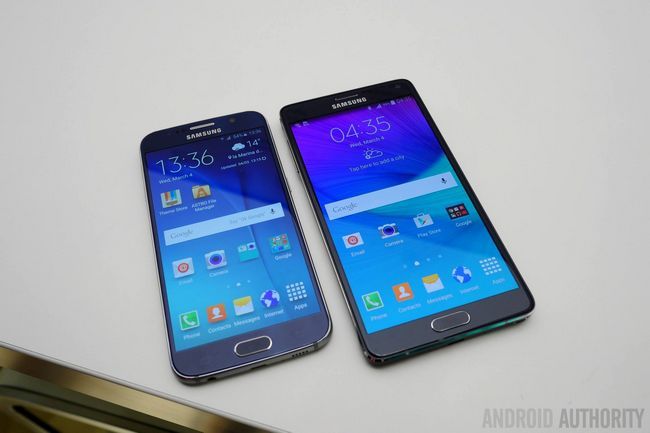 Samsung Galaxy S6 vs note 4 aa 15