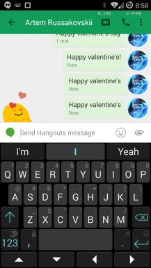 Fotografía - Google ajoute Day friandises pour Hangouts de Certains Valentine