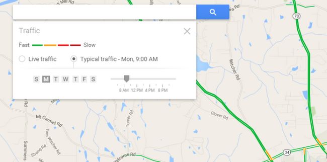 nexus2cee_current-google-maps-web-interface typique du trafic