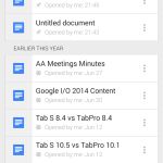 Google Docs mise à jour (2)