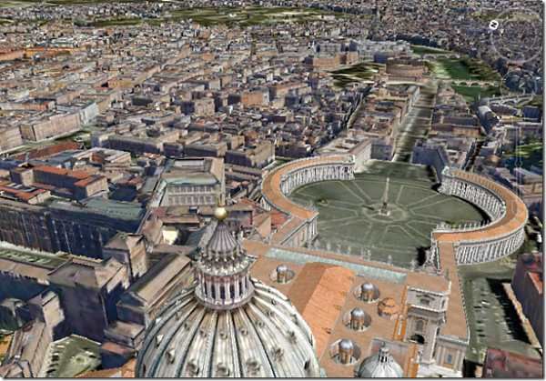 rome 3d Carte Google Earth
