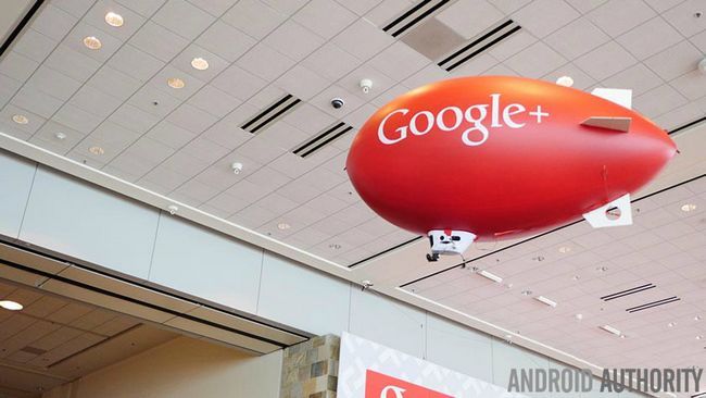 Google Plus Google+ AA dirigeable