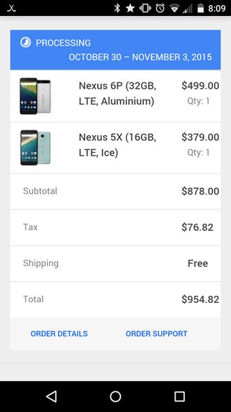 Fotografía - Google est en train de charger les cartes de crédit pour Nexus 6P commandes - Expédition Vous ne pouvez pas être trop loin