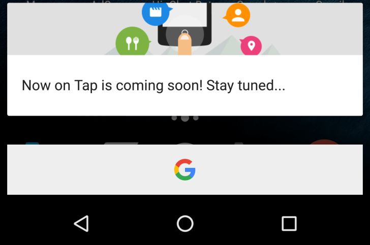 Fotografía - Google Now On Tap En Android M Aperçu est de retour pour dire «Coming Soon»