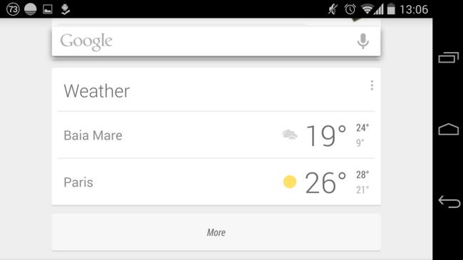google maintenant météo
