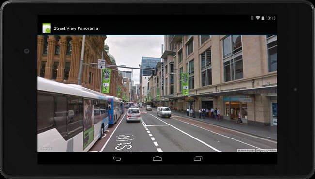 Street View sur un Nexus 7