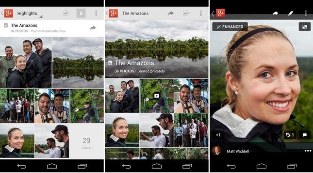 Google+ pour Android mise à jour
