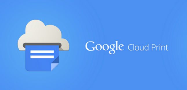 Fotografía - Google Cloud Print libère application officielle!