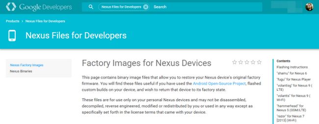 2015-05-29 14_12_36-Factory Images pour les appareils Nexus Nexus _ _ fichiers pour les développeurs Google D