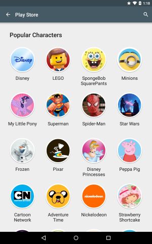 Google Play section Famille 7