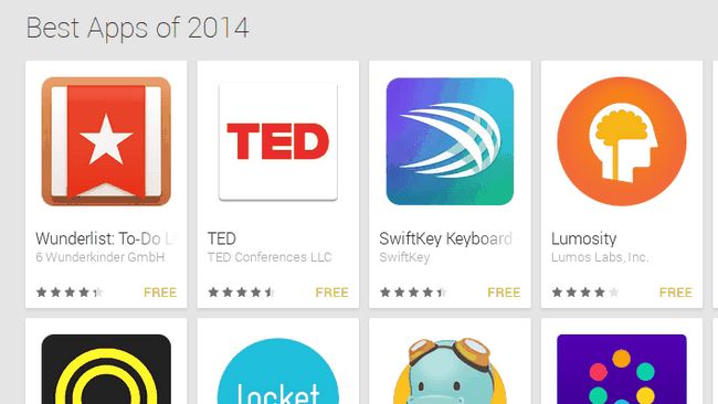Google Apps Meilleur de l'année 2014