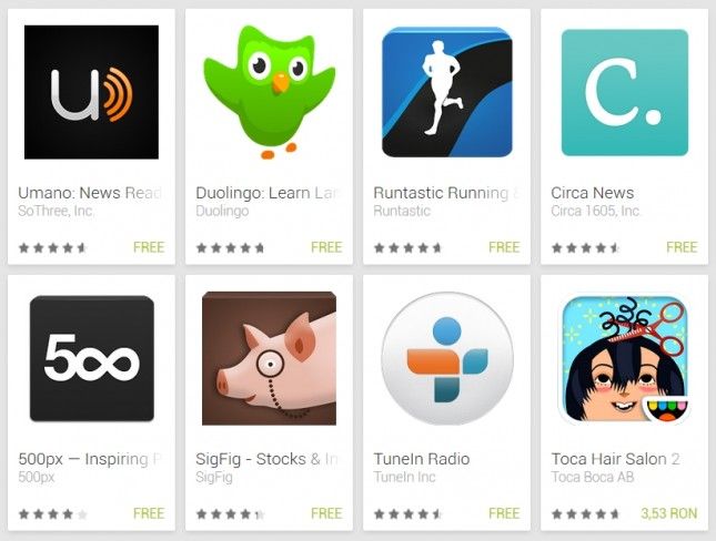 Applications Android sur Google Play 22 001152